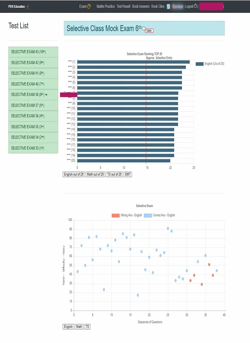 Sample English analysis report